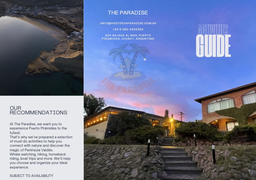 Preview of the activities brochure